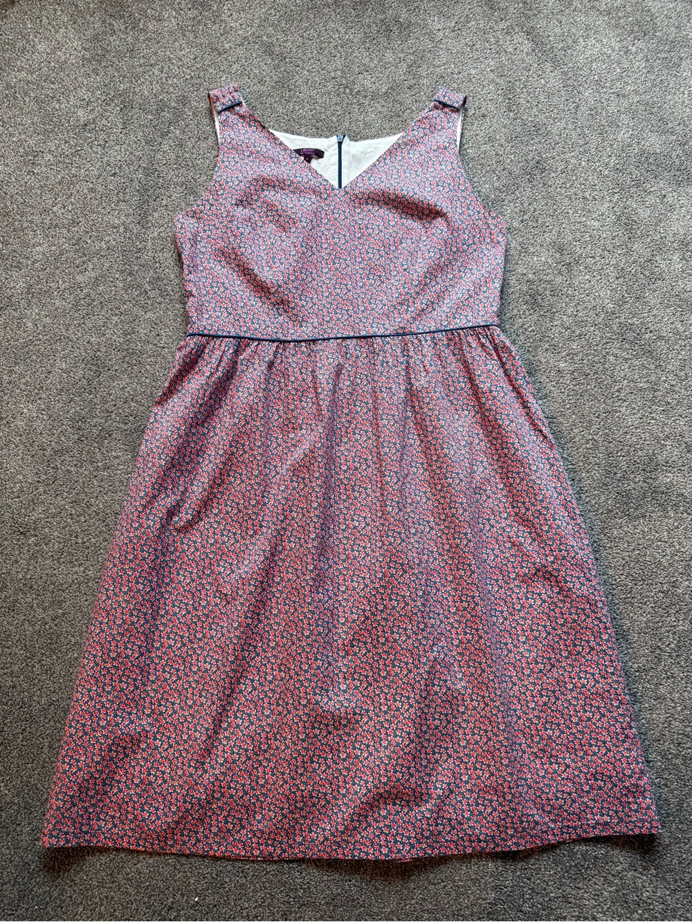 Liberty of London Pink Floral Midi Dress